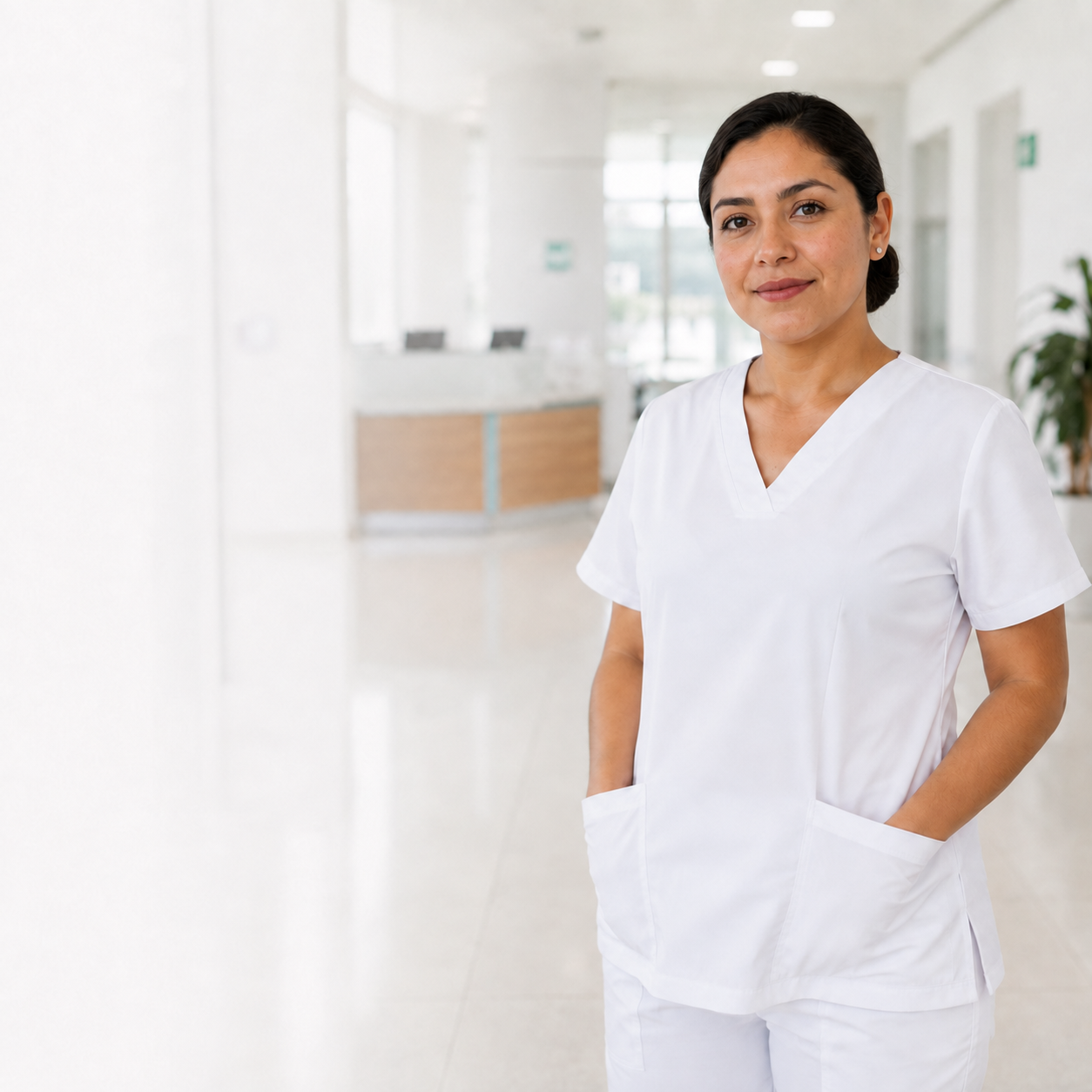 Trabajadora del sector salud